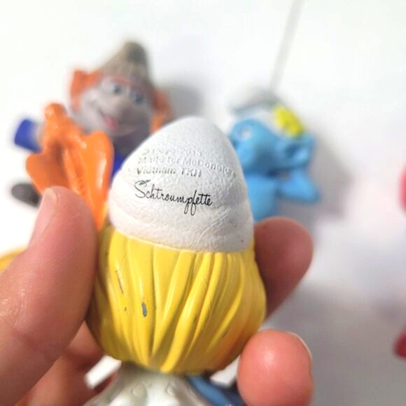 McDonald’s Lot Of 10 Classic Smurf Figures Happy Meal Toys Retro Classic Kids - Picture 5 of 16